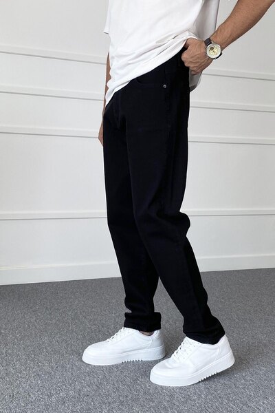 Alışveriş Sokağı Black Boyfriend Jean - Denim Pants