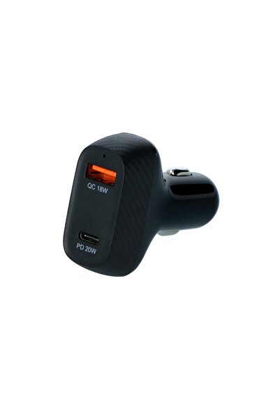 Carpoint Incarcator auto bricheta la USB-A 3.0 si USB-C 12/24V, incarcare rap...