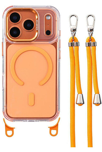 OEM Υβριδική Θήκη Κινητού Τηλεφώνου Magsafe με Λουράκι Λαιμού για iPhone 17 P...
