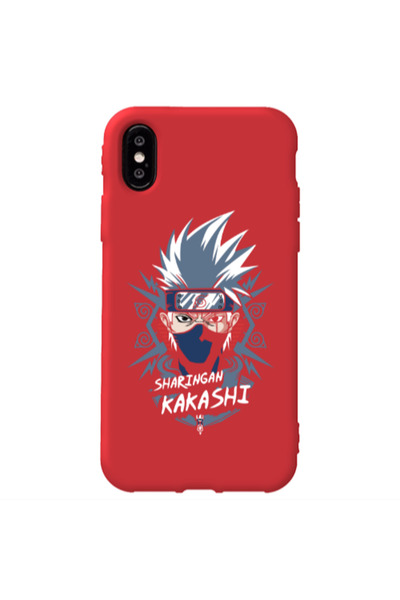 Other Apple iPhone Xs Max Anime Mangoo Red Colored Silicone TPU Θήκη
