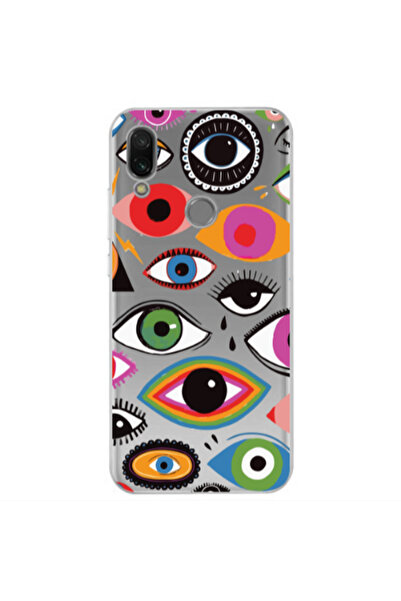 Other Xiaomi Redmi Note 7 Colorful eyes Transparent Silicone TPU Θήκη