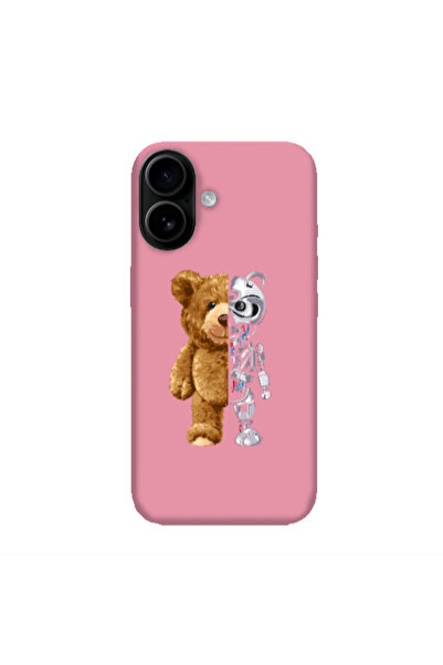 Other Apple Iphone 16 plus Glacier Pink Colored Silicone TPU Θήκη
