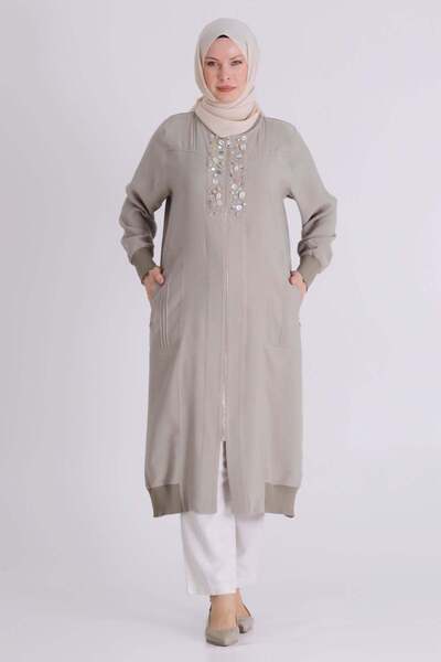 ottoman wear Behrem Büyük Beden Tesettür Kap kÜF OTW25148