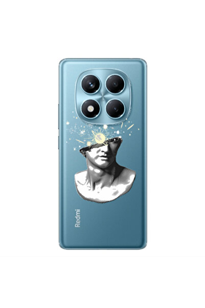 Other Xiaomi Redmi Note 14 Pro Space Statue Transparent Silicone TPU Θήκη