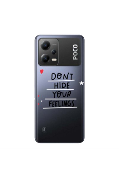 Other Xiaomi Poco X5 Dont Hide Your Feelings Transparent Silicone TPU Θήκη