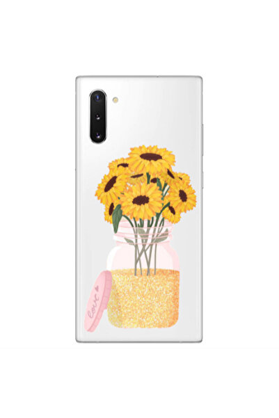 Other Samsung Note 10 Plus Daisies Transparent Silicone TPU Θήκη