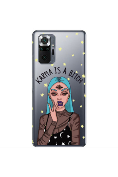 Other Xiaomi Redmi Note 10 Pro Max Karma is a bitch Transparent Silicone TPU ...