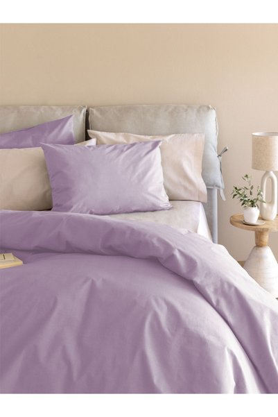 PALAMAIKI Σεντόνι Υπέρδιπλο 170x200+30 Etoile/2 Lilac με Λάστιχο