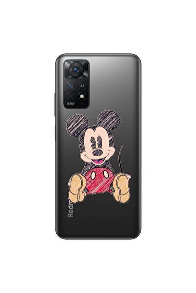 Other Xiaomi Redmi Note 11 4G Mickey mouse 2 Transparent Silicone TPU Θήκη