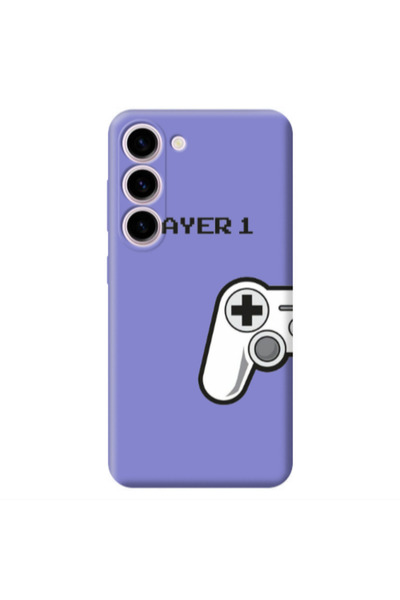 Other Samsung S23 Plus Player 1 Purple Colored Silicone TPU Θήκη