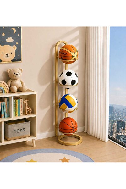 df doffo.com.tr creative furniture designs 4-Shelf Ball Basket Multi-Tier Bal...