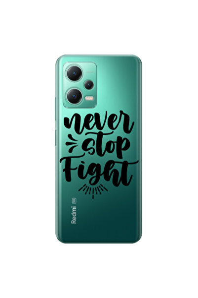 Other Xiaomi Redmi Note 12 Pro Plus 5G Never stop fight Transparent Silicone ...