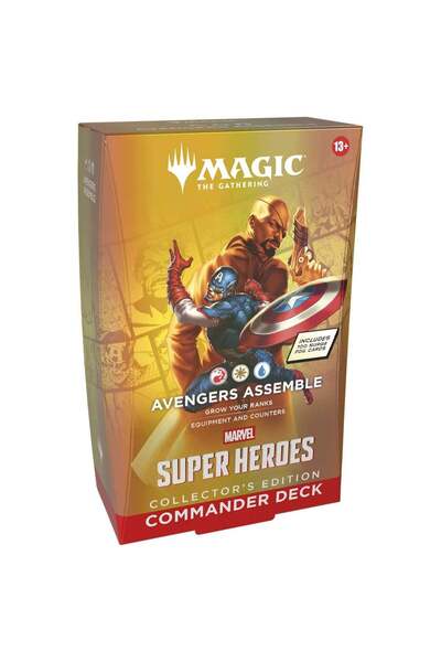 Wizards of the Coast Magic: The Gathering Marvel Super Heroes Commander Deck ...
