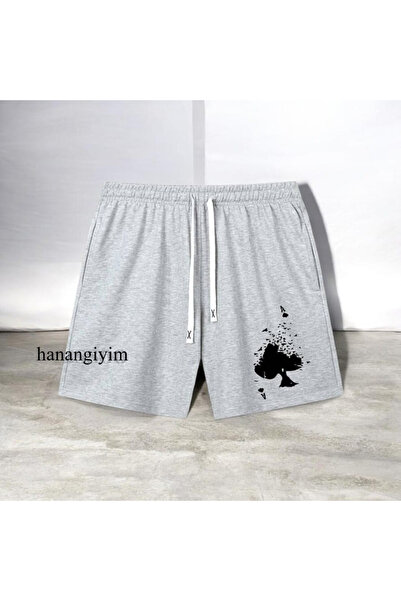 bellanova Hanangiyim Unisex Daily Combed Cotton Elastic Shorts