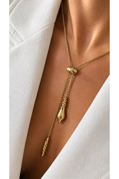 Store Diva Charm Stylish Y Necklace with Adjustable Chain