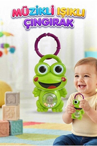 Tıfıl Toys Babycim Pilli Işıklı Müzikli Ses Efektli Eğitici Öğretici Kurbağa ...