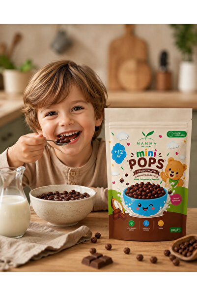 Mamma Emada Mamma Mini Pops Kahvaltılık Gevrek 200gr