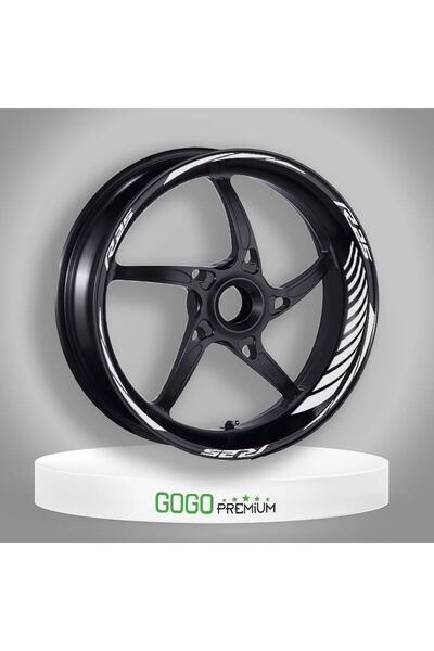 Yamaha Reflektör Beyaz Racing R25 Uyumlu 1 Set Jant Şeridi