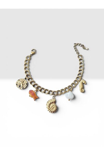 Mimoza Accessories Steel Orange Moisture-Resistant Bracelet