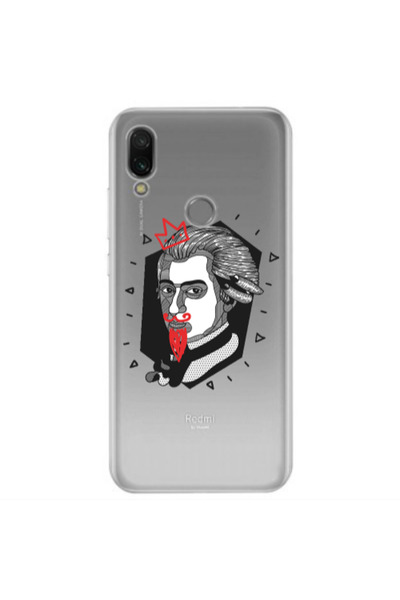 Other Xiaomi Redmi Note 7 Bearded Transparent Silicone TPU Θήκη