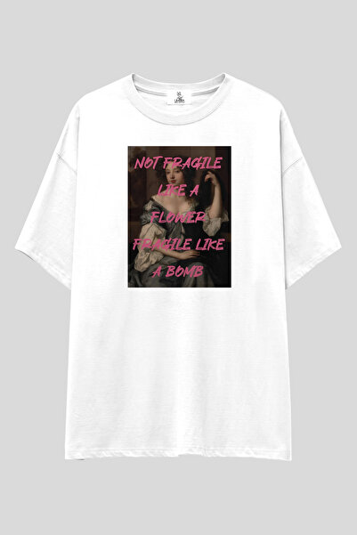 UmbraWear Fragile Bomb T-Shirt |   Unisex 100% Cotton Art Print Black & White...