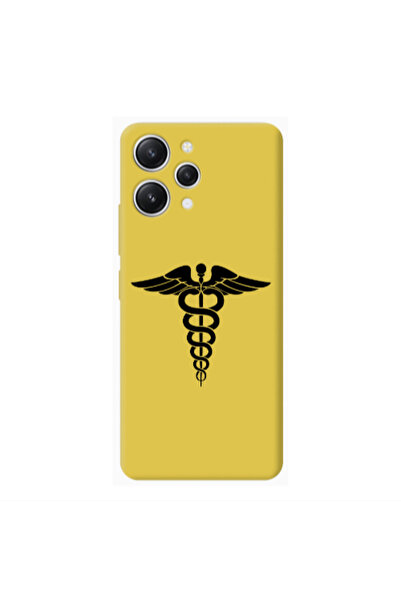 Other Xiaomi Redmi 12 Medical Spa Yellow Colored Silicone TPU Θήκη