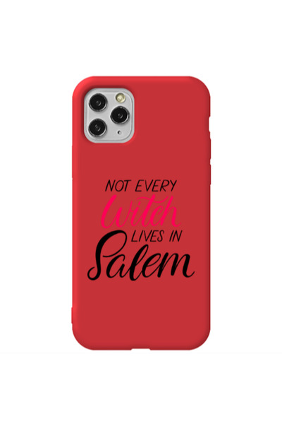 Other Apple iPhone 11 Pro Max Not every witch lives in salem Red Colored Sili...