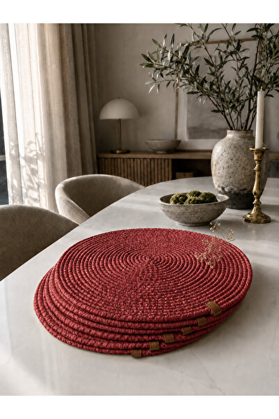Efuliz Home Runner and 6-Piece Plate Set, 7 Piece Dowry Set, American Service...