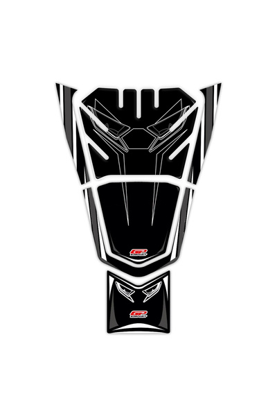GP KOMPOZİT Honda PCX 125 2021-2024 Uyumlu Yeni Seri Tank Pad Gri
