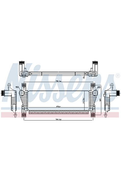 Nissens Intercooler Turbo FORD RANGER 961581