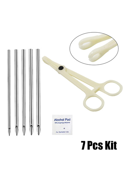 Choice5 Face Plug & Tunnel Jewelry 7pcs 0.8mm(20G) 48/30/7PCS Piercing Tool K...