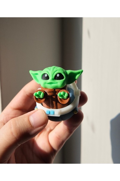 Pocket People Grogu Baby Yoda Stres Giderici Fidget Clicker Oyuncak - Limitli...