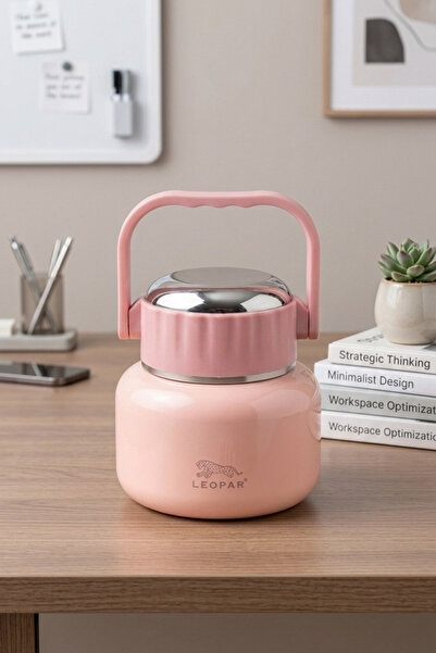 Cooker Leopard 500 ml Food Thermos with Spoon Yk1516