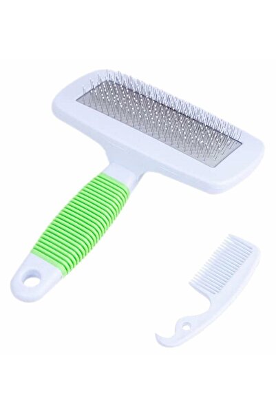 OEM White and green pet hairbrush AVX-ZW3C