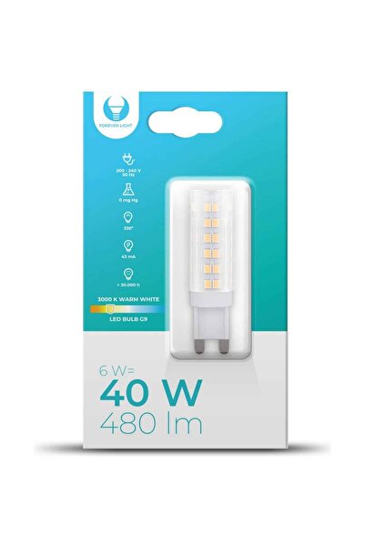 Forever Λάμπα LED G9 6W 230V
