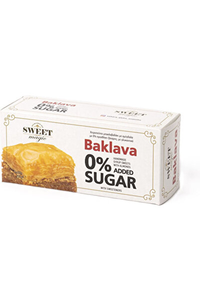 Sweet Magic | Baklava 0% Sugar Μπακλαβάς Χωρίς Ζάχαρη | 4x50g