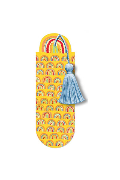 HENRY Semn de carte Henry, auriu, ciucure multicolor