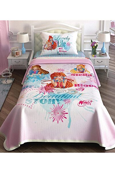 Taç Winx Club Original Licensed 100% Cotton Single Pique Set Beautfiul Story