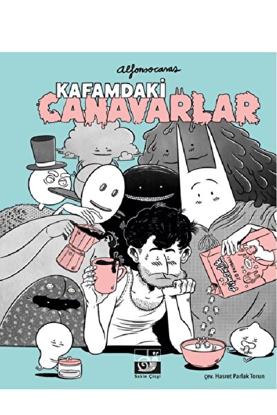 Sakin Kitap Kafamdaki Canavarlar: Anksiyete, Evham ve Diğer Ev Arkadaşları-Sa...