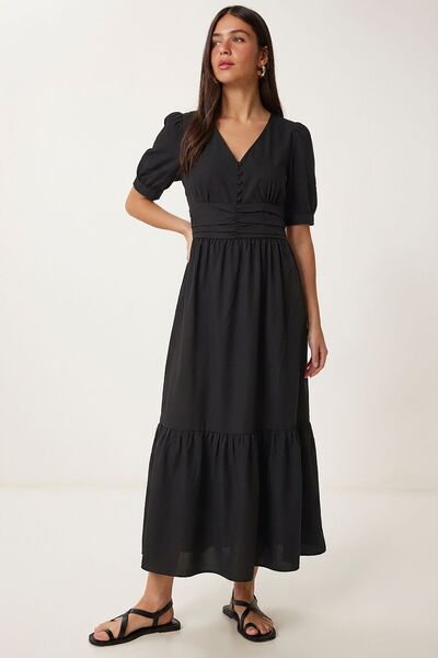 Hiccup ISTANBUL Rochie Maxi Pentru Femei Din Poplin Amestec De Bumbac