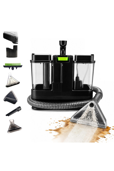 GearZone 800W Cold-water Upholstery Cleaner, Portable Spot Carpet Cleaner Mac...