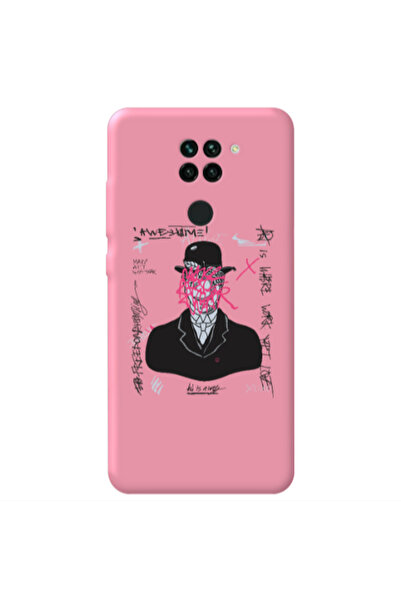 Other Xiaomi Redmi Note 9 Awes Pink Colored Silicone TPU Θήκη