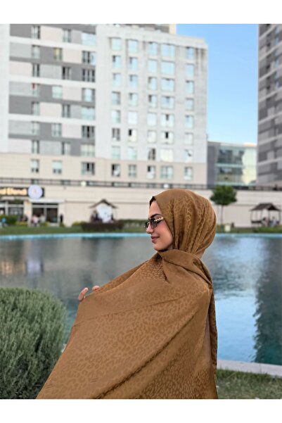 Duyguscarfs Leopar Desen Ayrobin Şal