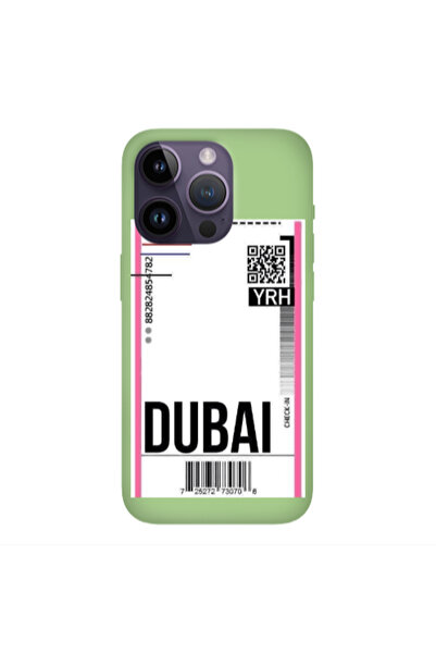 Other Apple iPhone 14 Pro Max Dubai YRH Light Green Colored Silicone TPU Θήκη