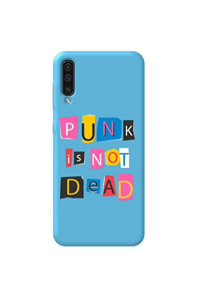 Other Samsung A70 Punk is not Dead Blue Colored Silicone TPU Θήκη