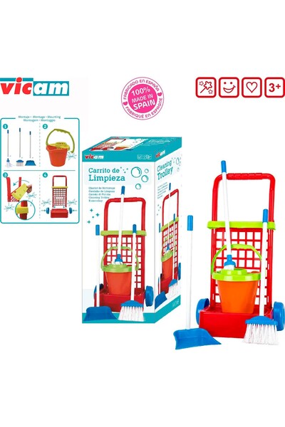 Vicam Cleaning trolley set 15
