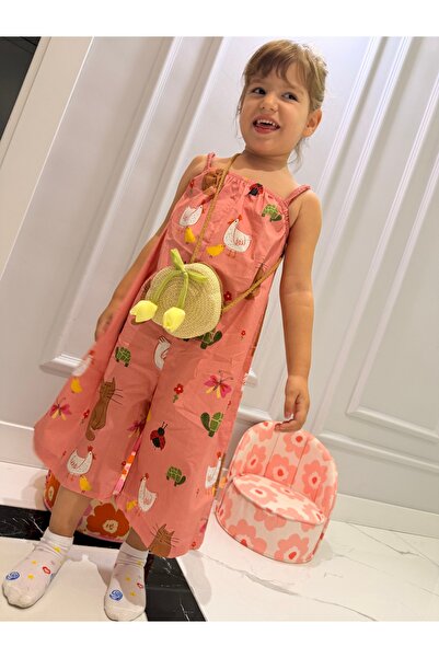 SEMOLİDENKIDS Kız çocuk tulum