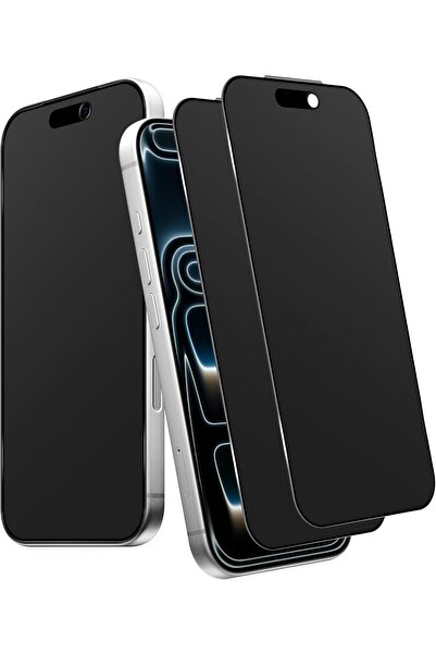 Muzz IPhone 17 Pro Matte Privacy Ceramic Screen Protector Film, 2pcs, Matte, ...