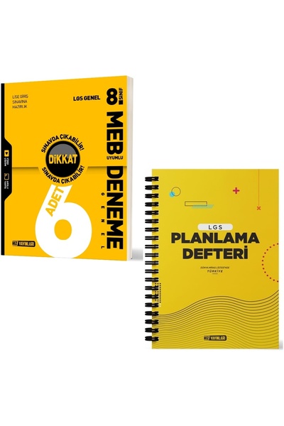 Hız Yayınları Hız 2026 8. Sınıf Lgs Planlama Defteri + Genel Deneme Seti 2 Kitap