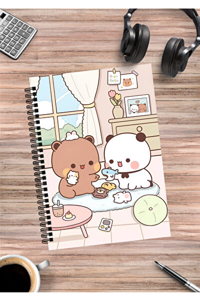 mertfigur Bubu Dudu Anime Spiral Notebook A5 (50 Sheets)